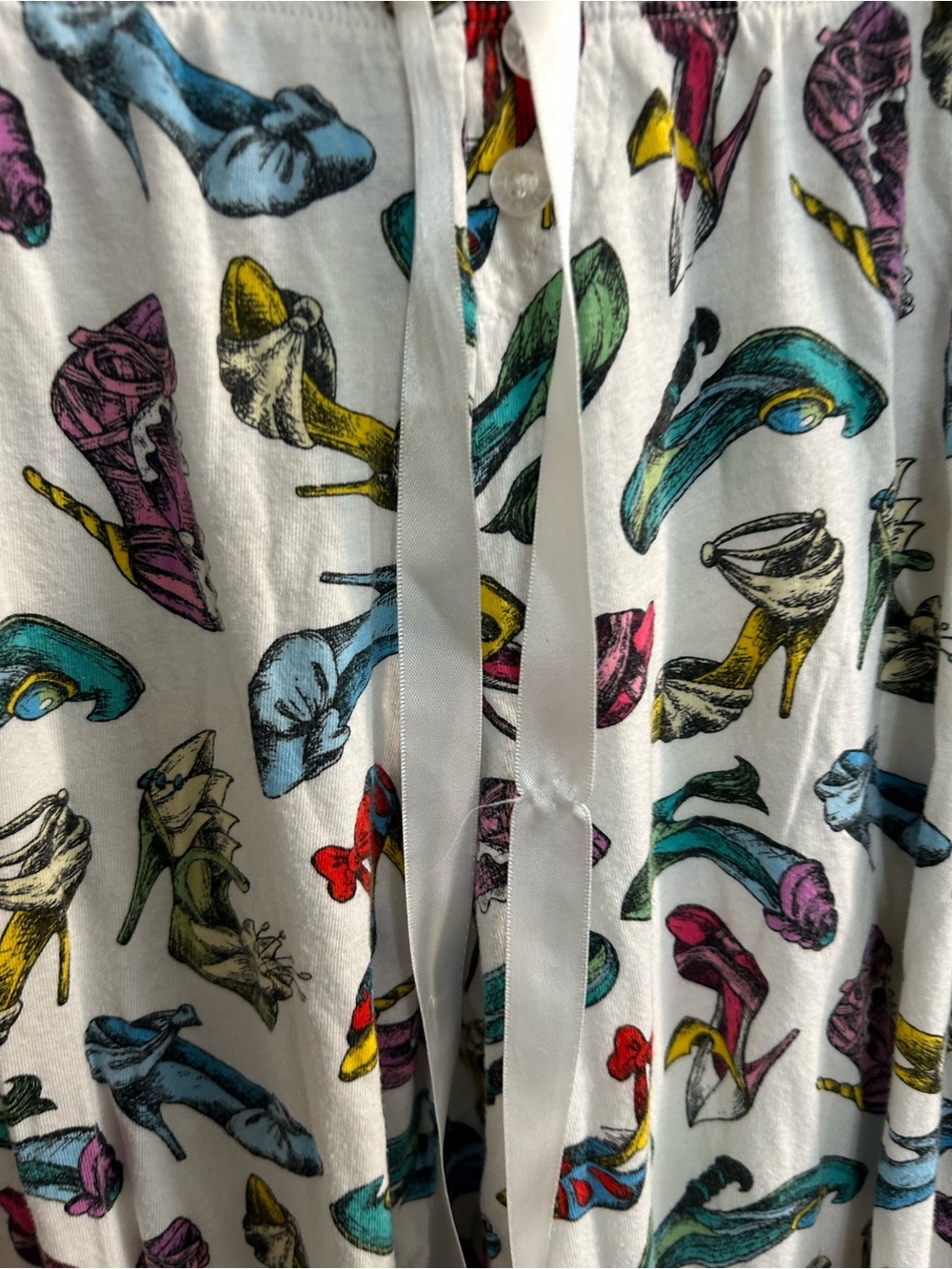 Disney Parks women’s size medium princess heels shoes theme lounge pj pants - Picture 2 of 9